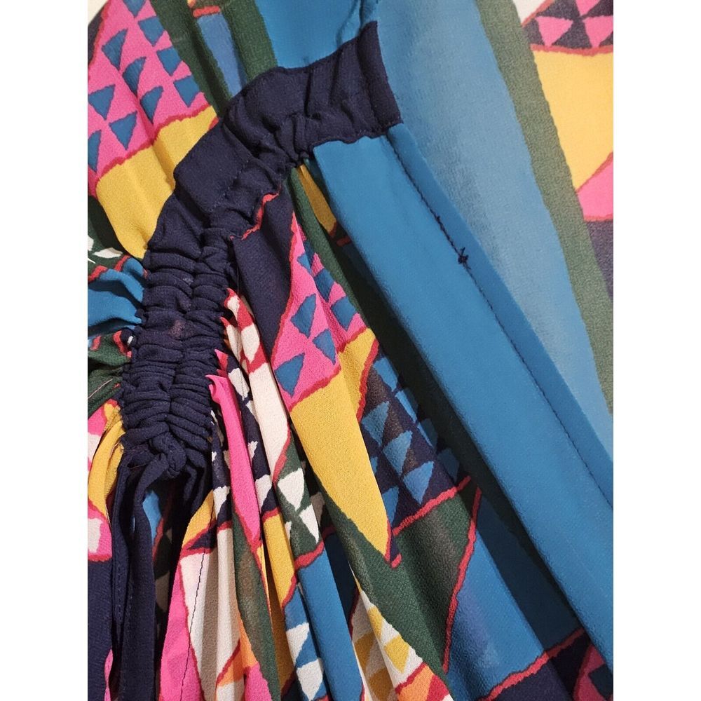 Maeve Anthropologie Dress Swim Cover Up Geometric Multicolor Women's 6 - Picture 5 of 6